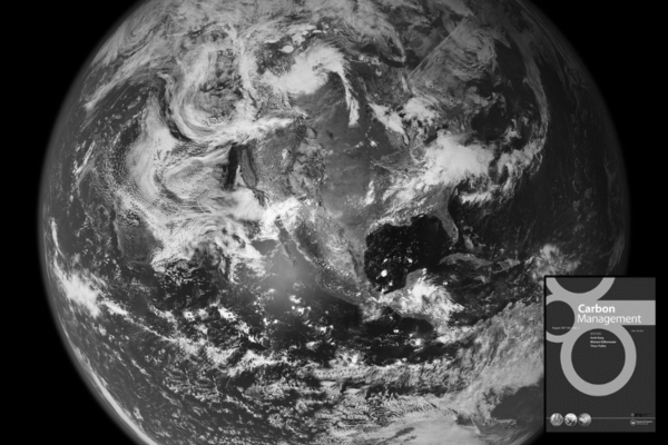 Earth shot in black and white