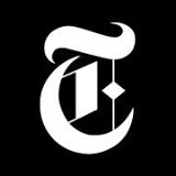 A square version of The New York Times logo, which is just the capital "T" in white lettering against a black background.