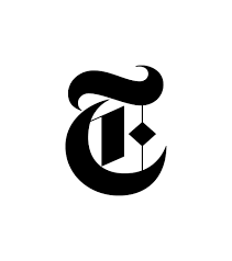 A square version of The New York Times logo, which is just the capital "T" in black lettering against a white background.